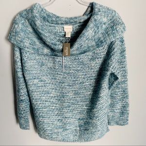 Chico’s Sequined Shine Dorothy Pullover Sweater